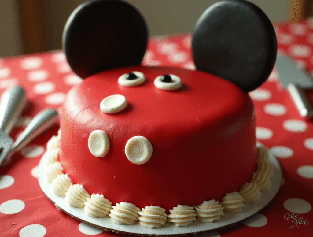 Mickey Mouse Cake: How To Bake 1 Easy DIY Version