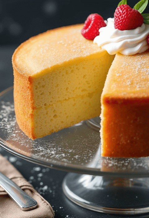 Sponge Cake How to Bake Perfect in 5 Steps