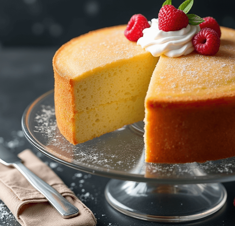 Sponge Cake How to Bake Perfect in 5 Steps