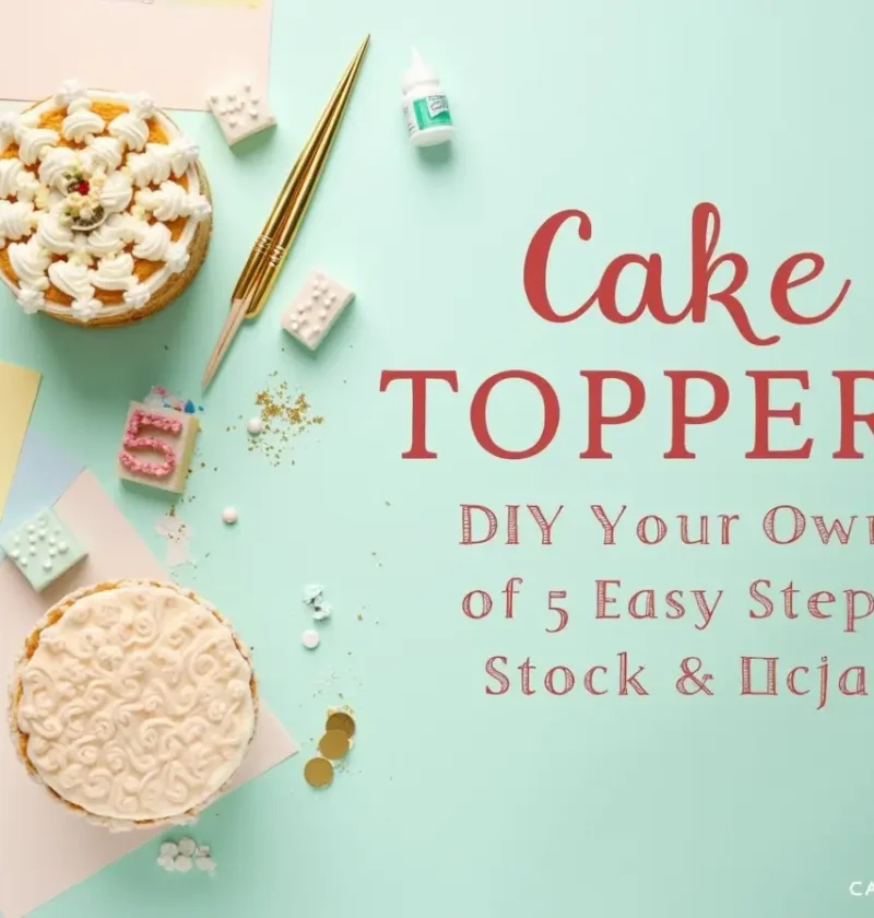 Cake Toppers: How to DIY Your Own in 5 Easy Steps