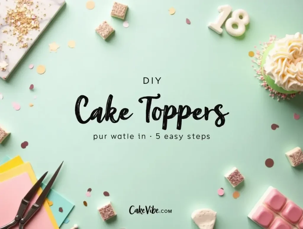 Cake Toppers: How to DIY Your Own in 5 Easy Steps
