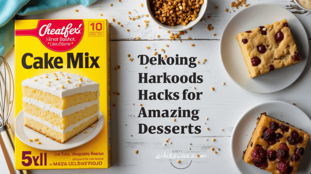 Cake Mix: How to Make 5 Gourmet Cakes in 30 Minutes