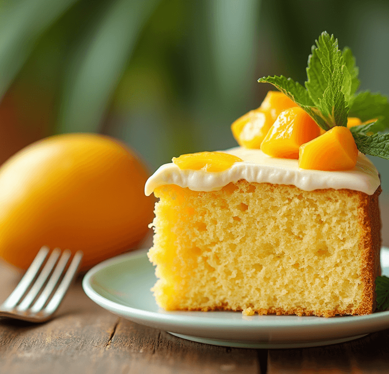 Mango Cake: 5 Easy Steps to a Tropical Dessert