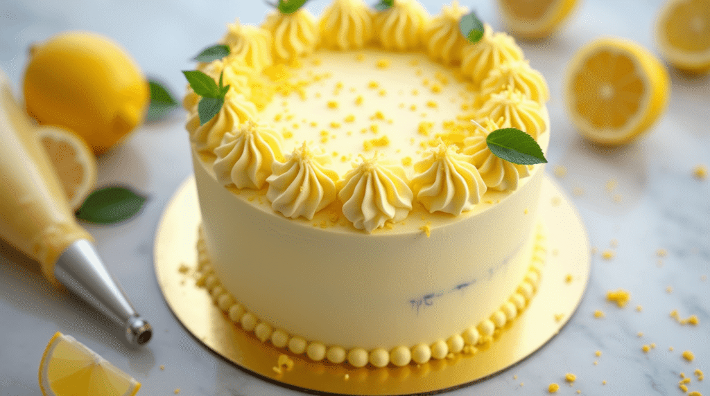 Lemon Cake Decoration: 3 Easy Steps for a Professional Look