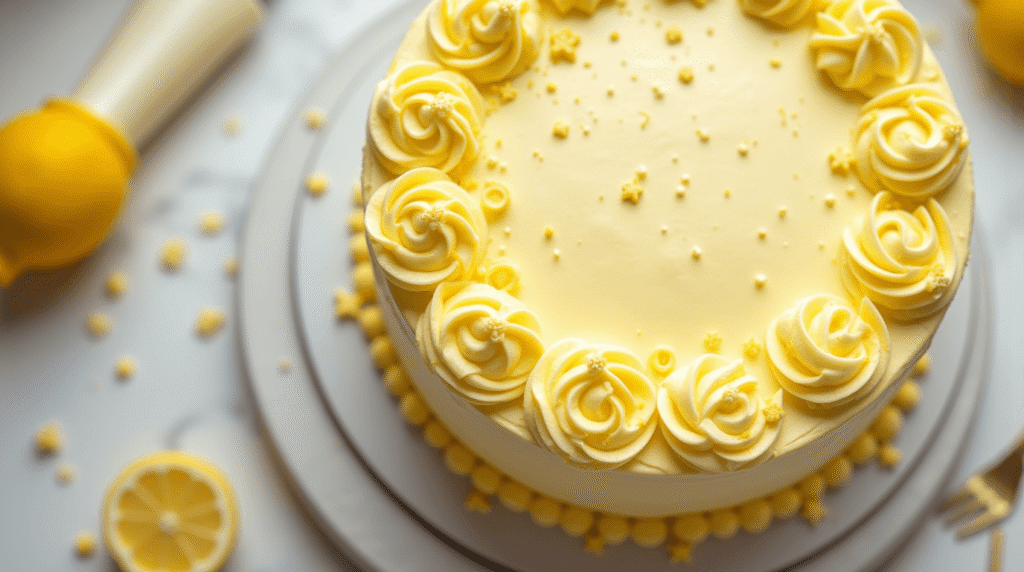 Lemon Cake Decoration: 3 Easy Steps for a Professional Look