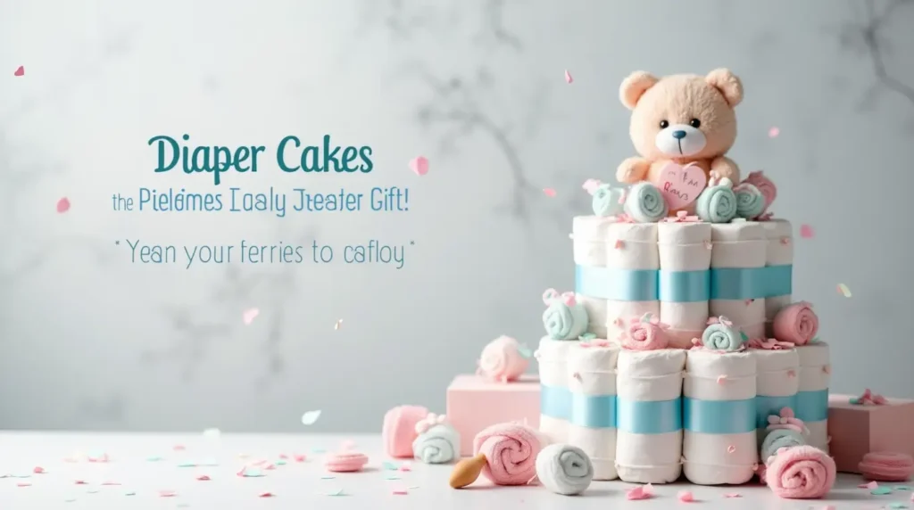 Diaper Cakes: How to Make One in 10 Easy Steps