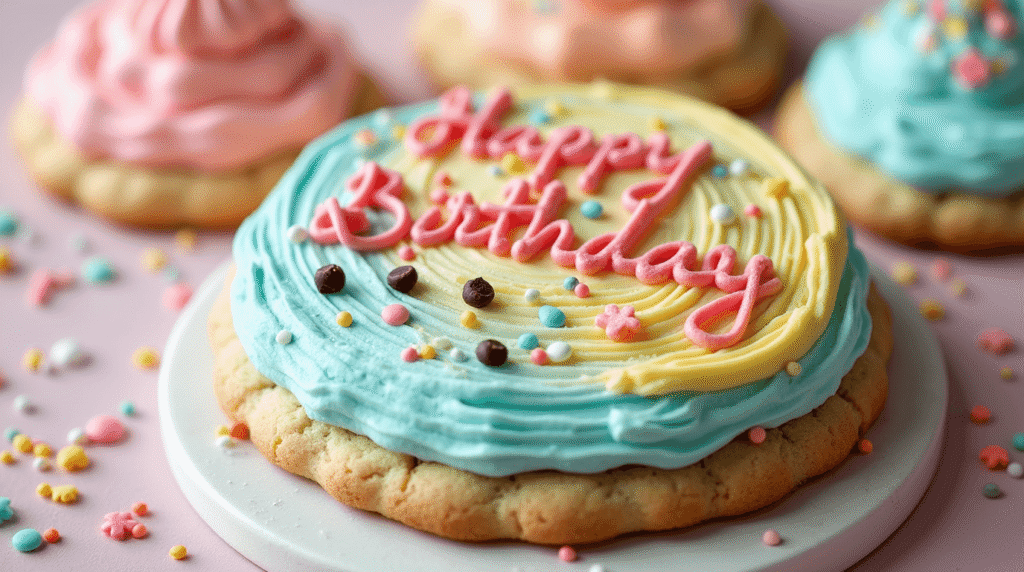 Cookie Cakes Decorated: How to Personalize in 4 Simple Steps