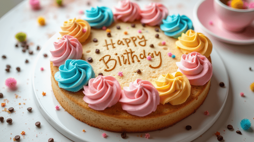 Cookie Cakes Decorated: How to Personalize in 4 Simple Steps