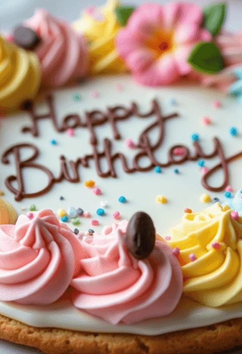 Cookie Cakes Decorated: How to Personalize in 4 Simple Steps