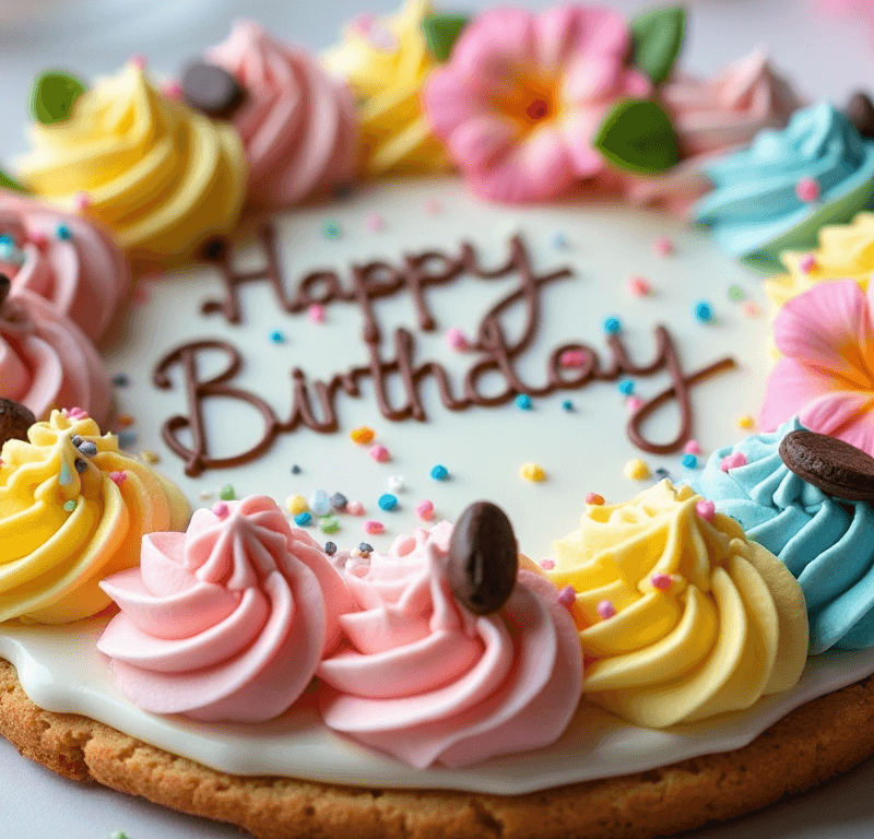 Cookie Cakes Decorated: How to Personalize in 4 Simple Steps