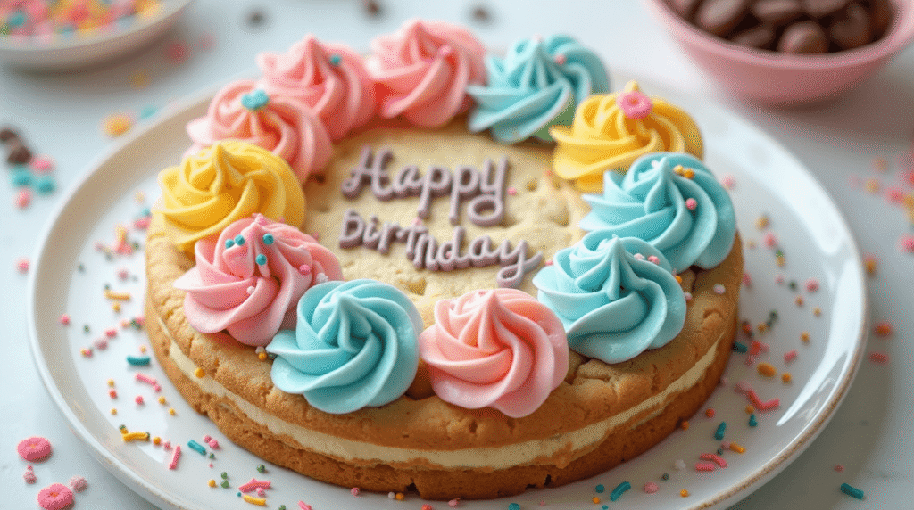 Cookie Cakes Decorated: How to Personalize in 4 Simple Steps