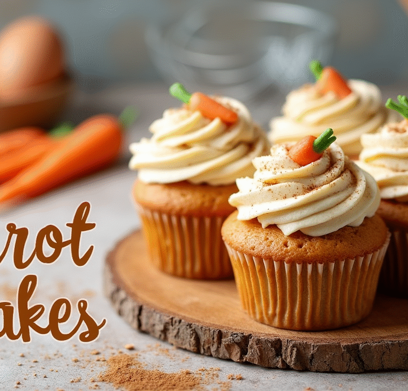 Short on time but craving homemade treats? These [Carrot Cake Cupcakes] need just 5 ingredients and come out perfectly moist every time. Try them today!