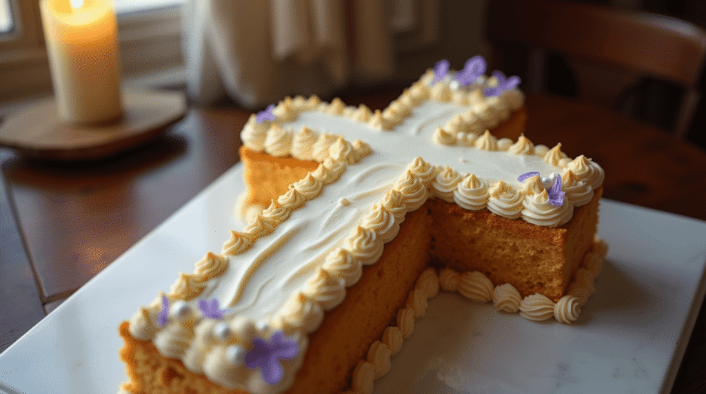 Want to create a meaningful dessert? [Cross Cake:] Follow these 5 simple steps to bake a perfect symbolic treat for any religious occasion. Try today!