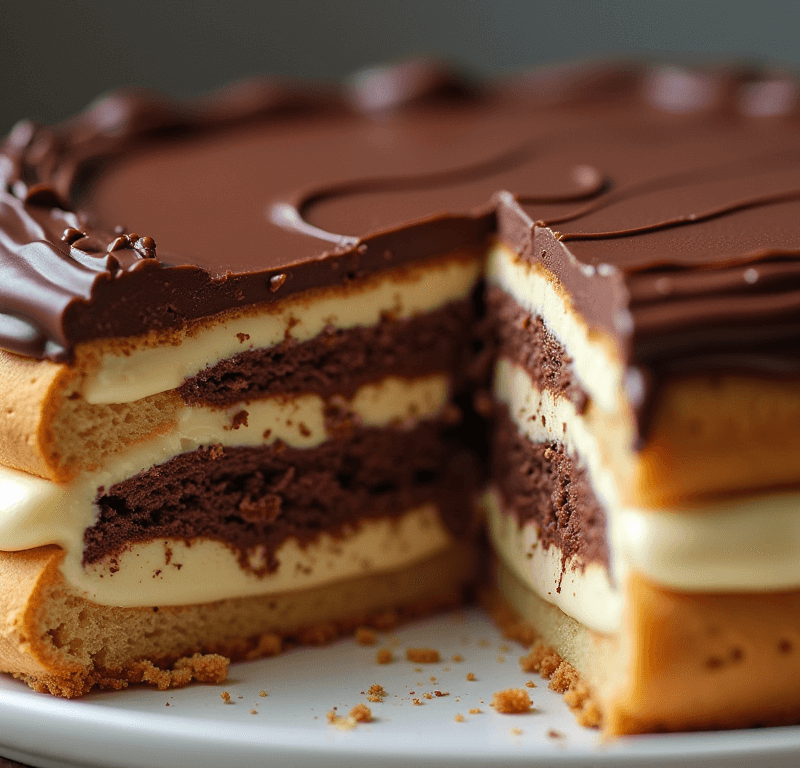 Struggling with messy layers? Master flawless [Chocolate Eclair Cake] with these 7 pro tips for bakery-worthy results every time. Try them now!