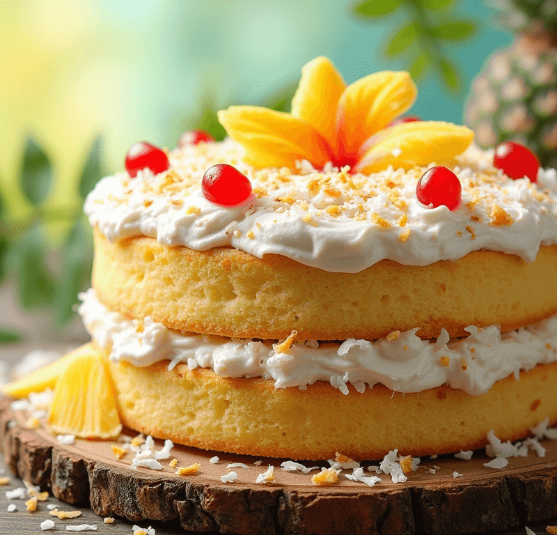 Hawaiian Cake: 6 Simple Steps to Paradise in Every Bite