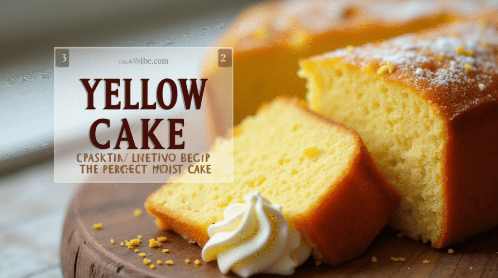 Struggling with dense cakes? This [Yellow Cake Recipe] guarantees lightness and moisture with easy adjustments. Bake perfection!