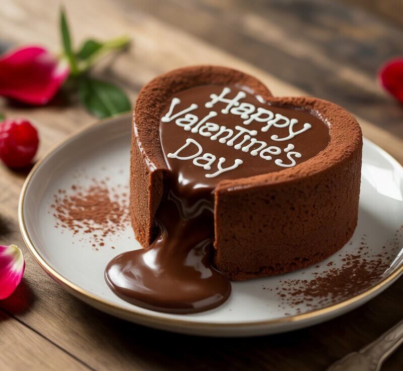 Heart Cake: 3-Ingredient Chocolate Surprise Inside