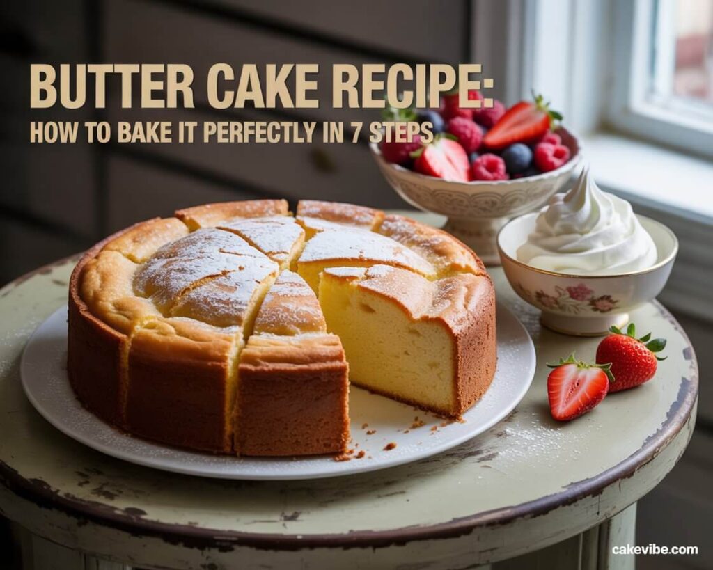 Butter Cake Recipe: How to Bake It Perfectly in 7 Steps