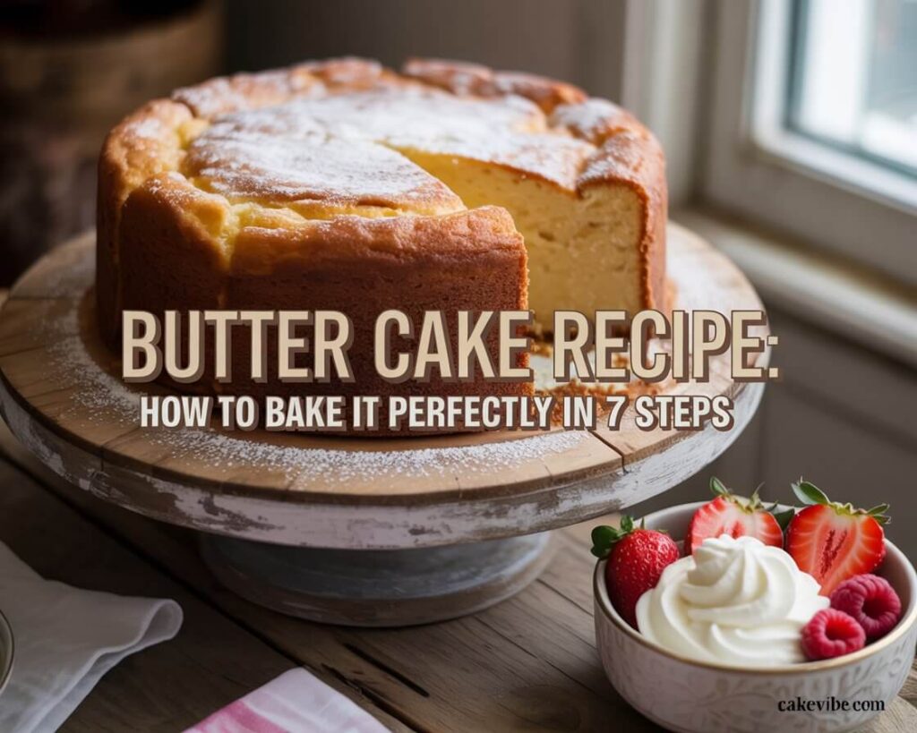 Butter Cake Recipe: How to Bake It Perfectly in 7 Steps