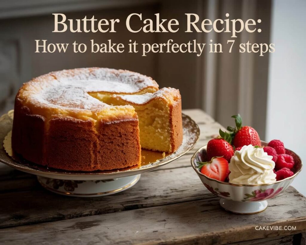 Butter Cake Recipe: How to Bake It Perfectly in 7 Steps