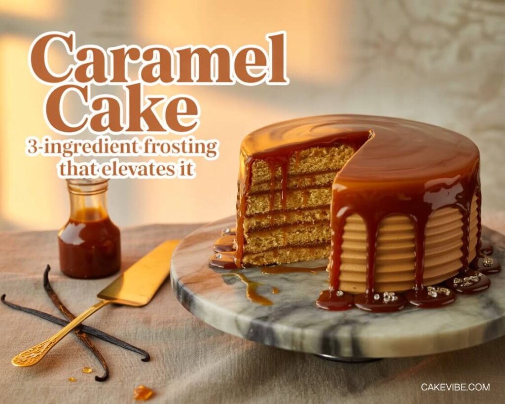 Caramel Cake: 3-Ingredient Frosting That Elevates It