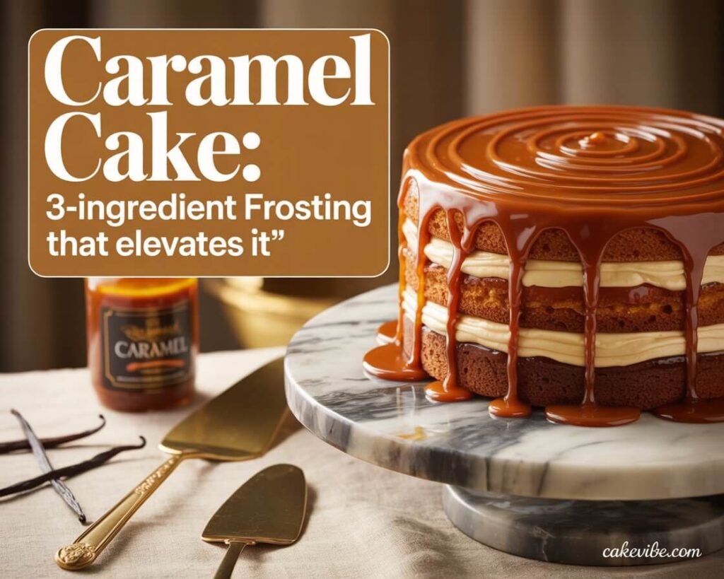 Caramel Cake: 3-Ingredient Frosting That Elevates It