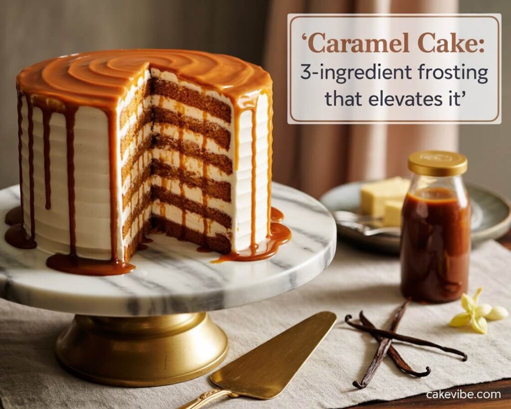 Caramel Cake: 3-Ingredient Frosting That Elevates It