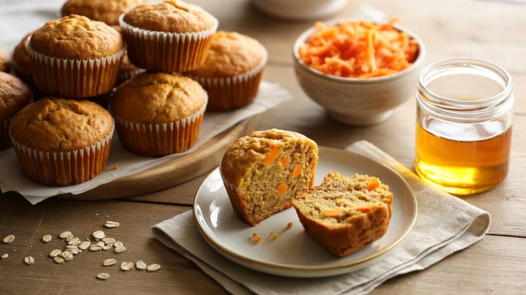 Healthy Carrot Cake Muffins: 5 Simple Ingredients for Guilt-Free Indulgence