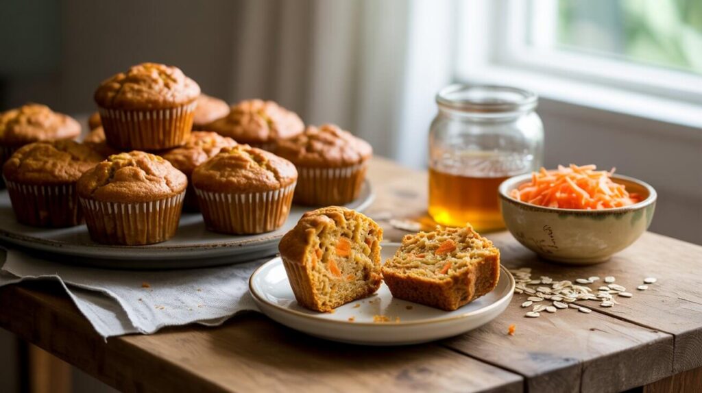 Healthy Carrot Cake Muffins: 5 Simple Ingredients for Guilt-Free Indulgence
