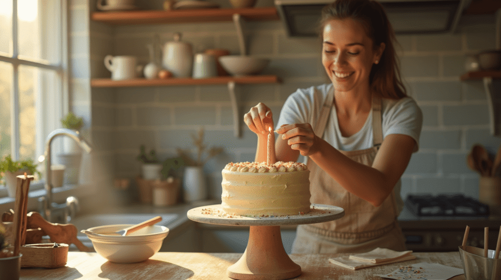 Single Mom Baking Own Birthday Cake: 5 Easy Steps to Celebrate You