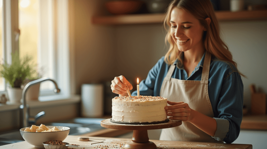 Single Mom Baking Own Birthday Cake: 5 Easy Steps to Celebrate You