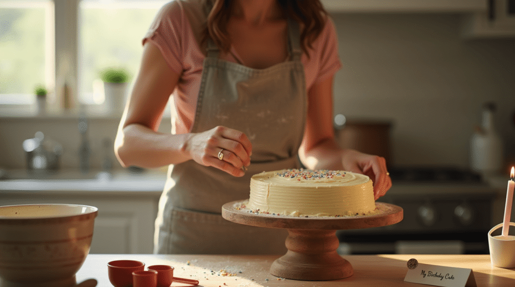 Single Mom Baking Own Birthday Cake: 5 Easy Steps to Celebrate You