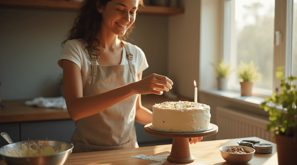 Single Mom Baking Own Birthday Cake: 5 Easy Steps to Celebrate You