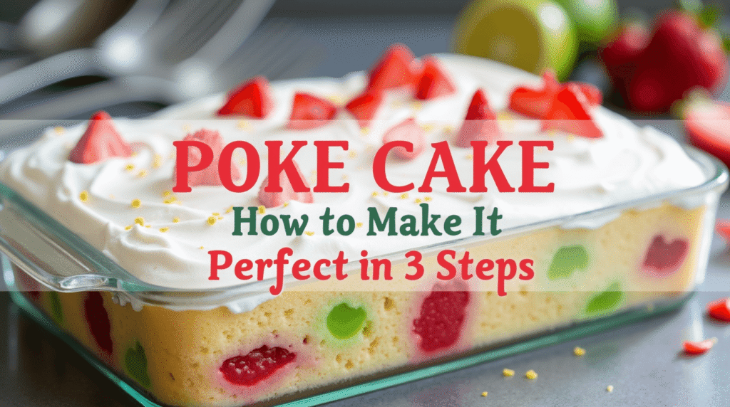 Poke Cake: How to Make It Perfect in 3 Steps
