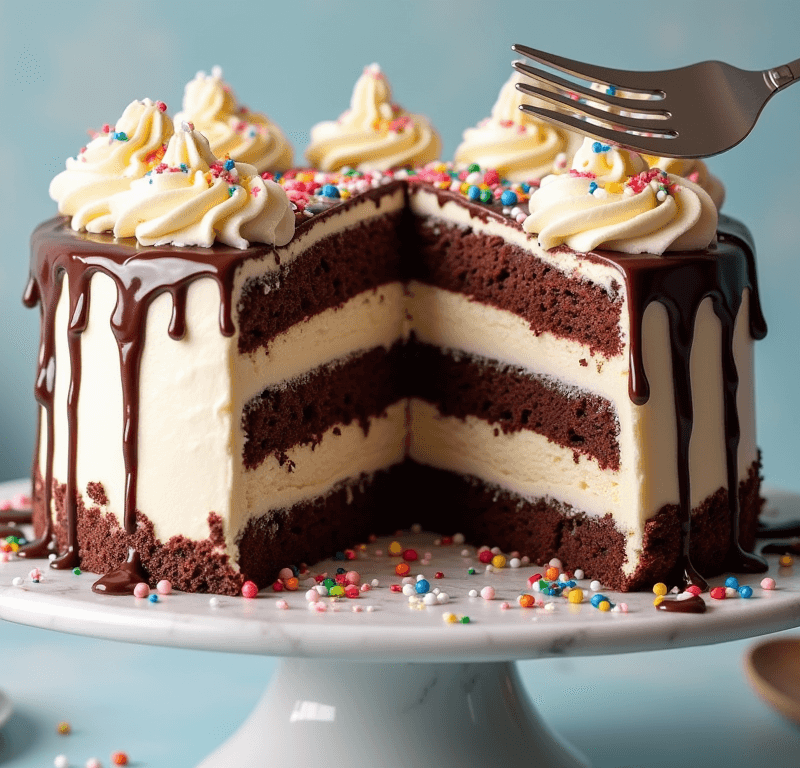 Ice Cream Cake Recipe: 5 Easy Layers in 30 Minutes