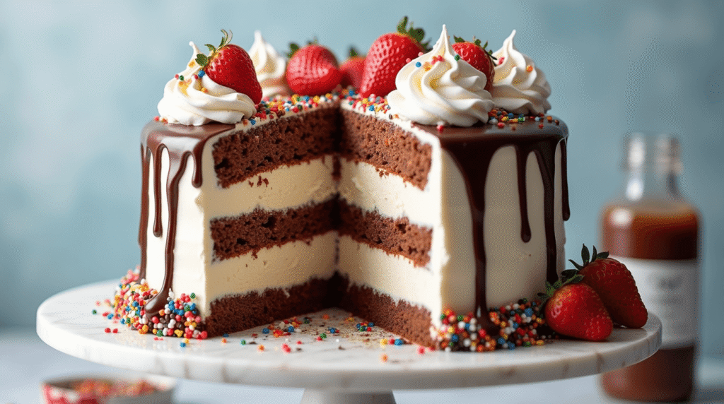Ice Cream Cake Recipe: 5 Easy Layers in 30 Minutes