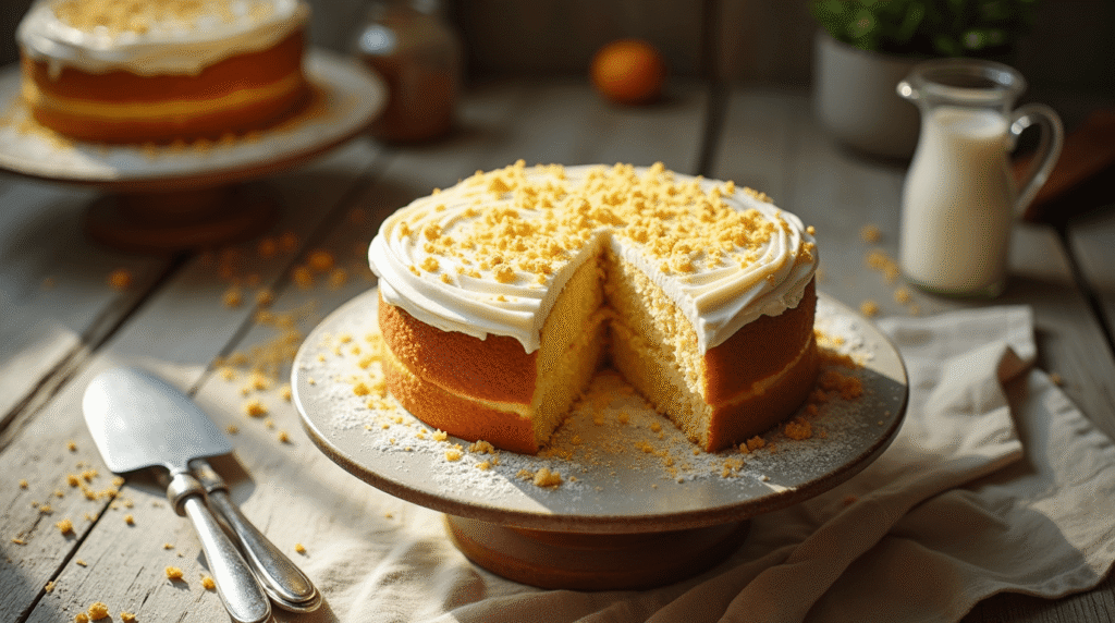 Yellow Cake: How to Make It Fluffy in 4 Easy Steps