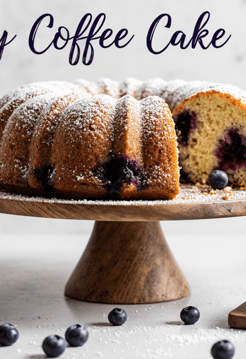Blueberry Coffee Cake: How to Make It in 4 Easy Steps