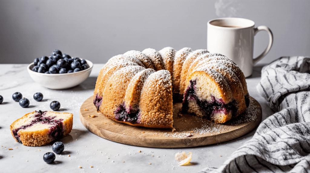 Blueberry Coffee Cake: How to Make It in 4 Easy Steps