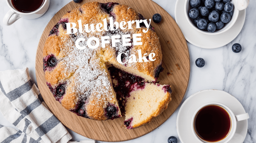 Blueberry Coffee Cake: How to Make It in 4 Easy Steps