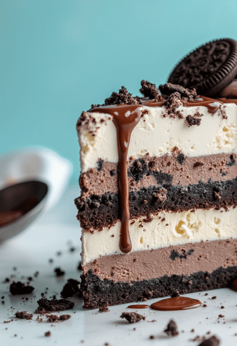 Oreo Ice Cream Cake: 5-Ingredient No-Bake Recipe