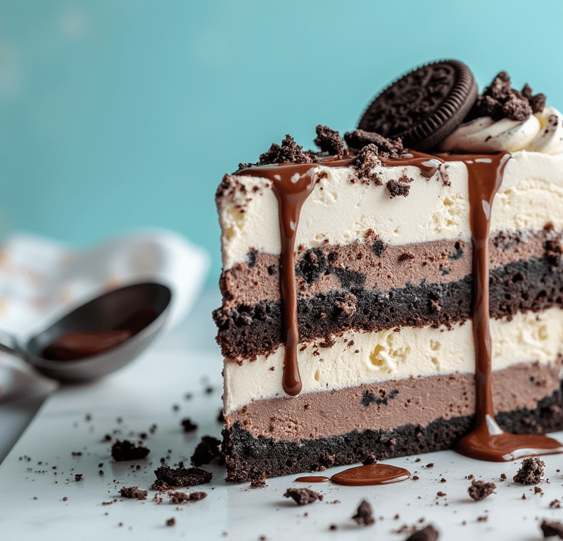 Oreo Ice Cream Cake: 5-Ingredient No-Bake Recipe