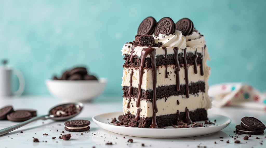 Oreo Ice Cream Cake: 5-Ingredient No-Bake Recipe