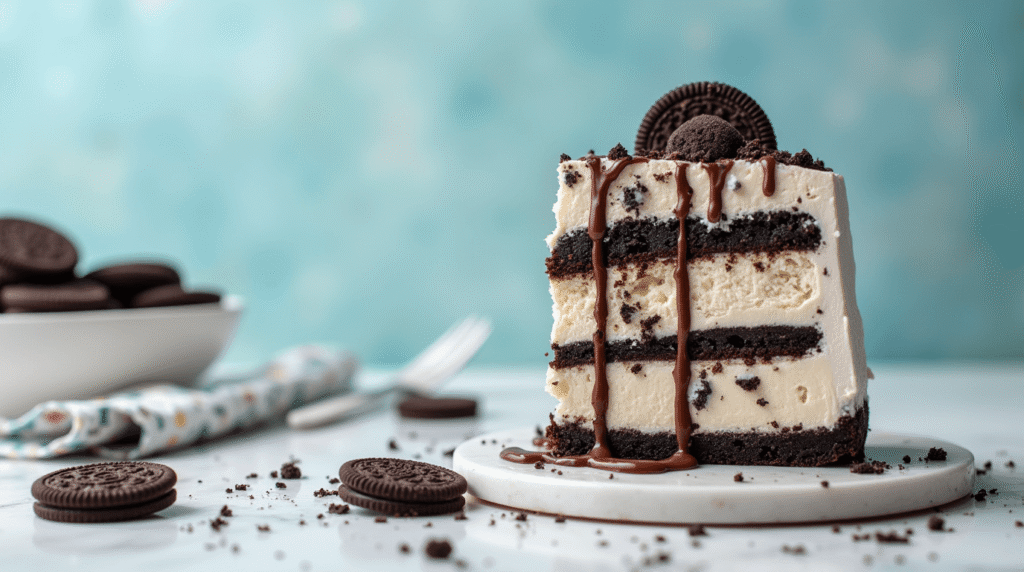 Oreo Ice Cream Cake: 5-Ingredient No-Bake Recipe