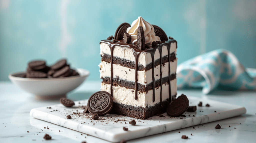 Oreo Ice Cream Cake: 5-Ingredient No-Bake Recipe