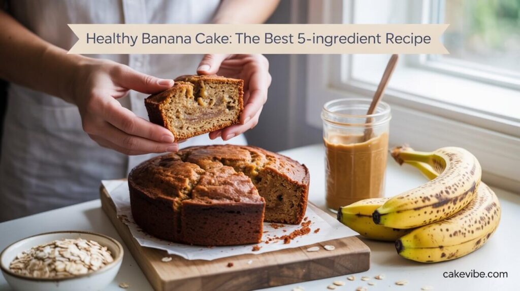 Healthy Banana Cake: The Best 5-Ingredient Recipe