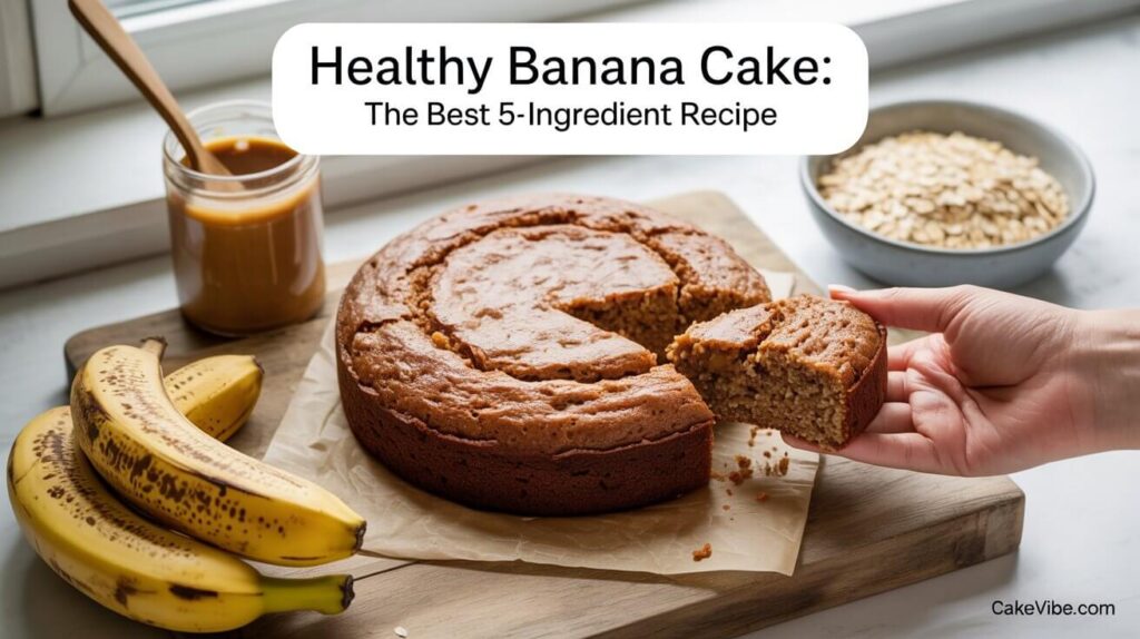 Healthy Banana Cake: The Best 5-Ingredient Recipe