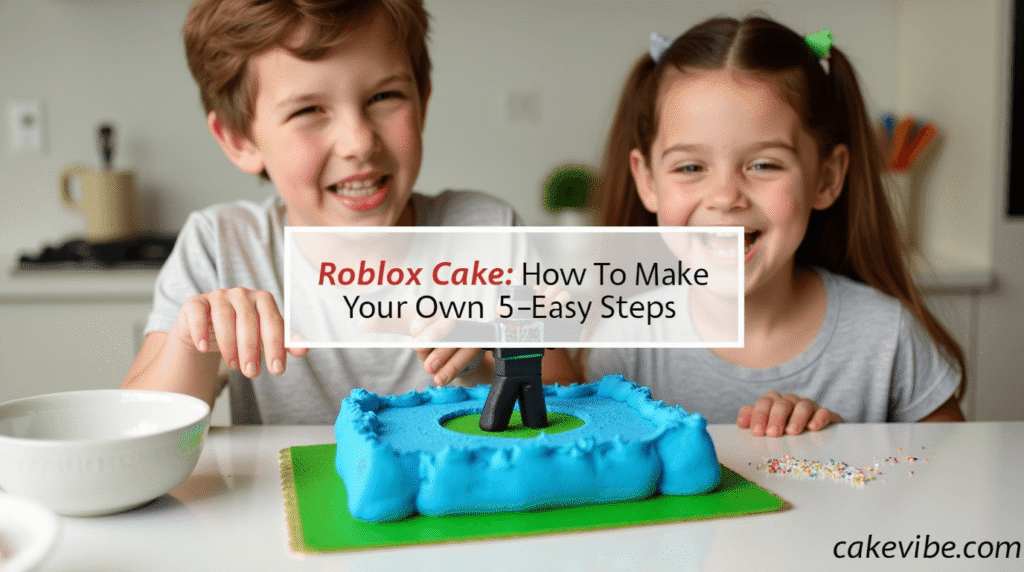 Roblox Cake: How To Make Your Own In 5 Easy Steps