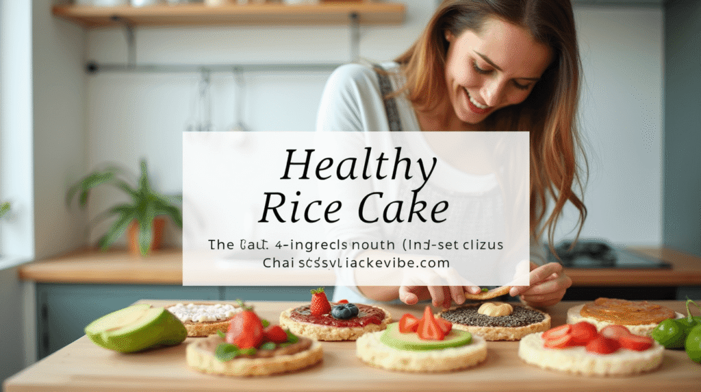 Healthy Rice Cake Snacks: The Best 4-Ingredient Creations