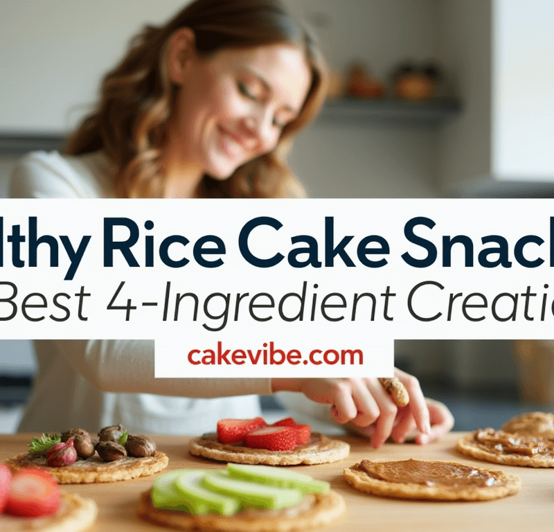 Healthy Rice Cake Snacks: The Best 4-Ingredient Creations